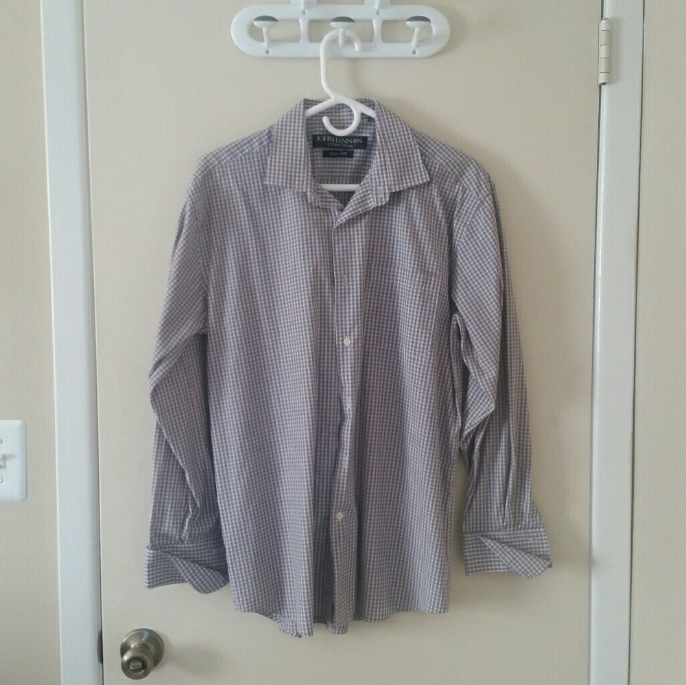 Casual Button Down, Gray